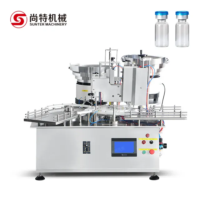 Vial Filling Stoppering and Sealing Machine Equipment Sunter